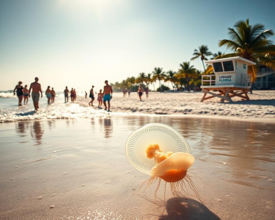 how to avoid jellyfish in florida beaches